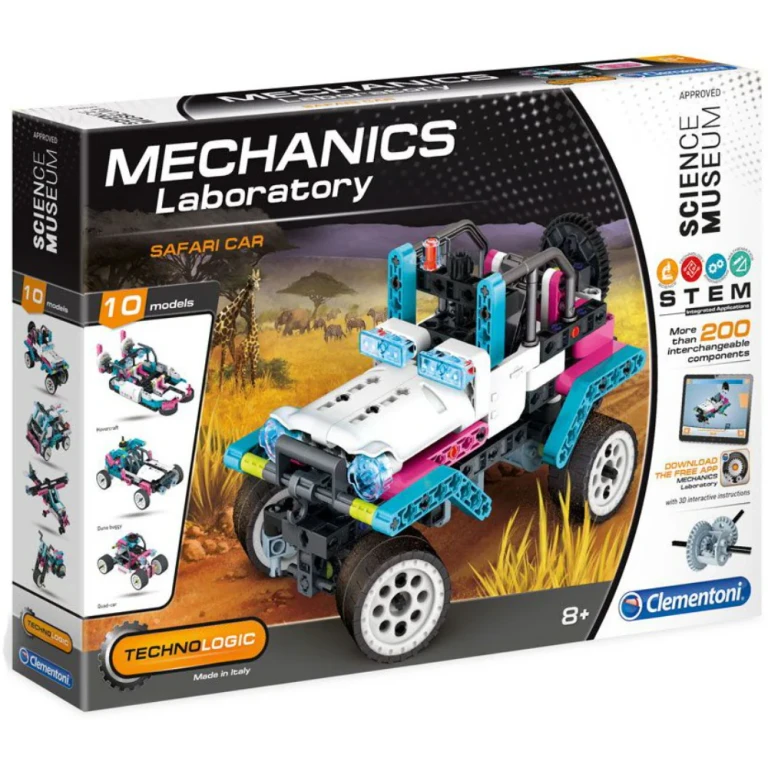 , Mechanics Laboratory, Safari Car, Construction Set, for children, 8+ years, 200 pieces