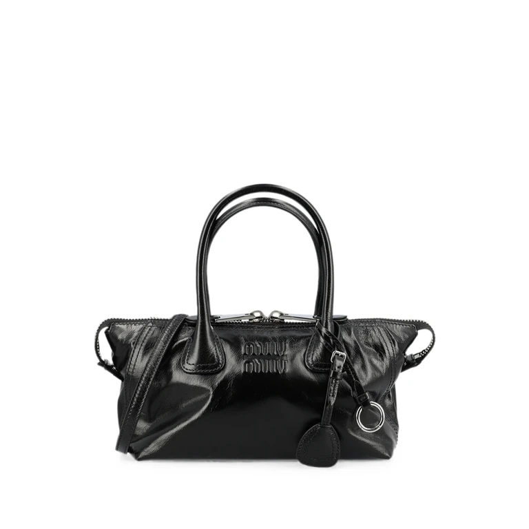Logo-embossed Shoulder Bag