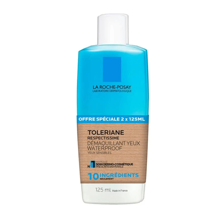 La Roche-Posay Respectissime Waterproof Eye Make-up Remover 2x125ml