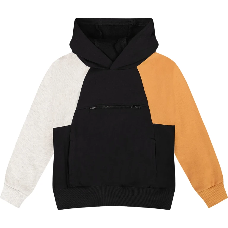 Pullover Hooded Fleece Sweatshirt with Zip Pocket - Big Boy