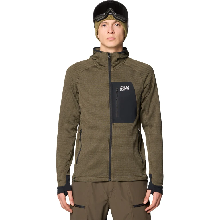 Polartec Power Grid Full Zip Hoody - Men's