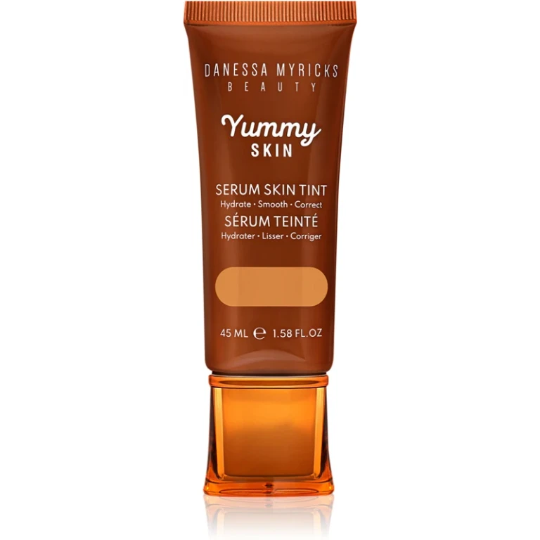 Yummy Smoothing Hydrating Foundation Serum Color 8 - Medium to Tan Skin with Golden Peach Undertones 45ml