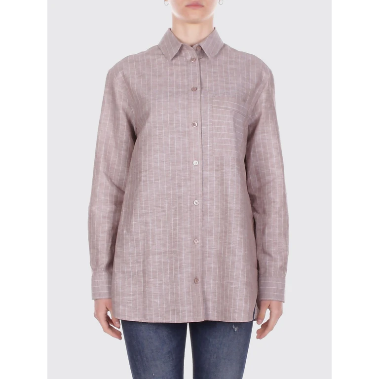 Casual Shirt in Striped Linen and Cotton (2616111018600004)