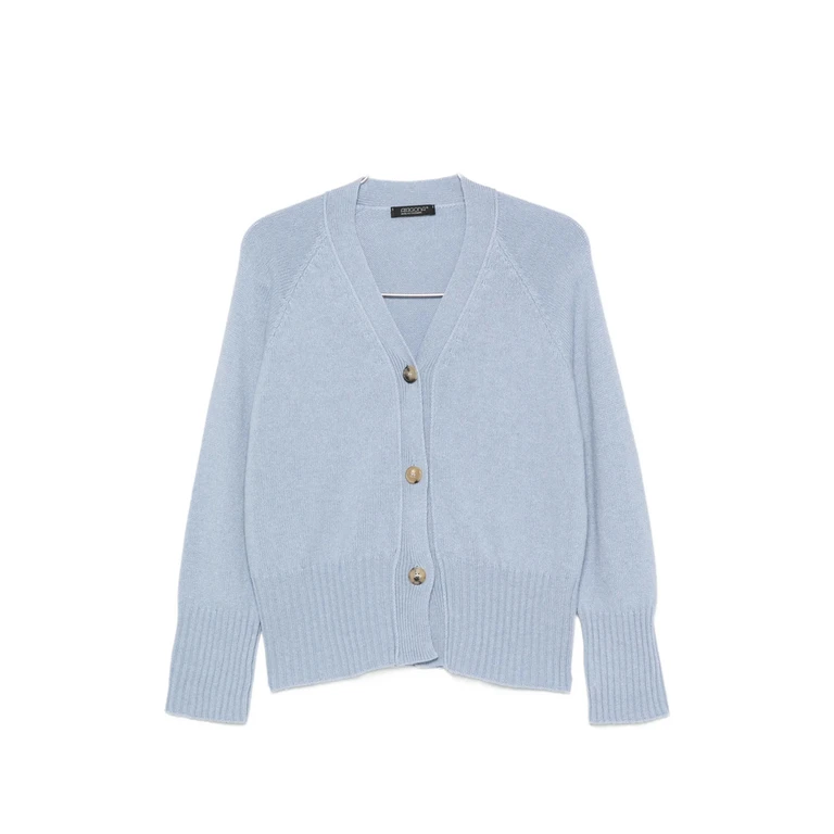 V-neck Button-up Cardigan