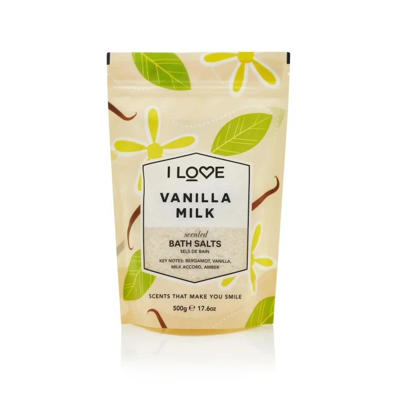 , Signature Collection, Vanilla Milk, Bath Salt, 500g