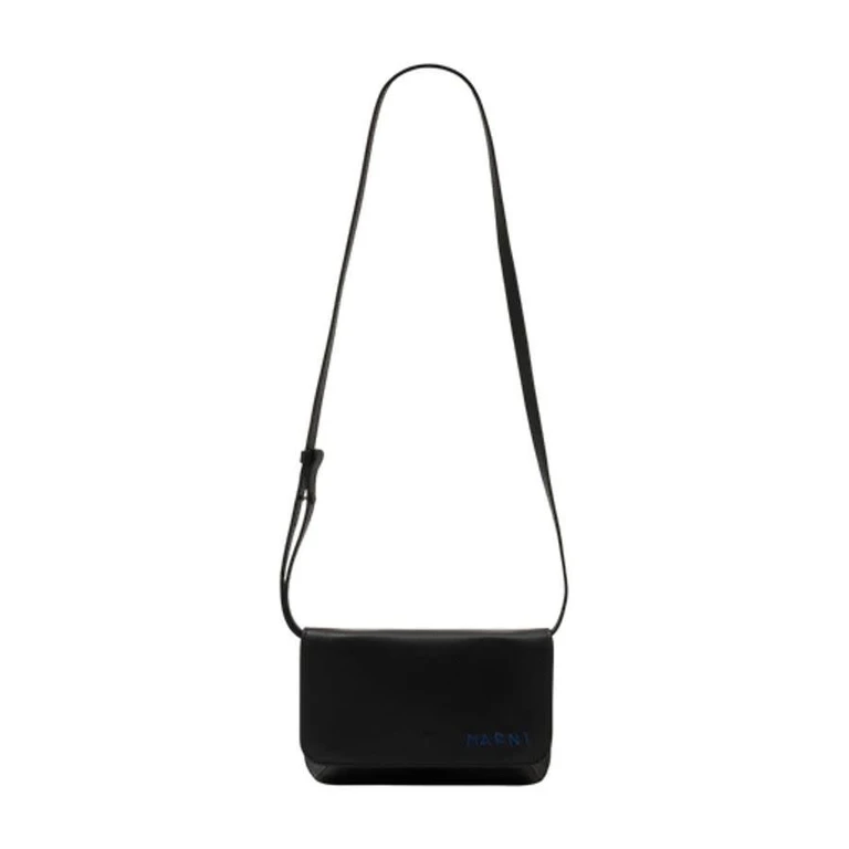 Calfskin Leather Clutch â Black