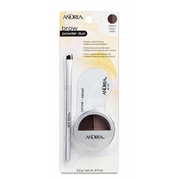 Andrea Eyebrow Powder Duo Medium Brown 1 unit