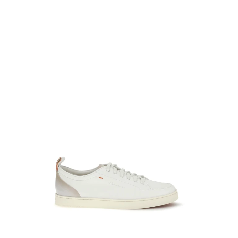 Leather Sneakers Montecarloafri White
