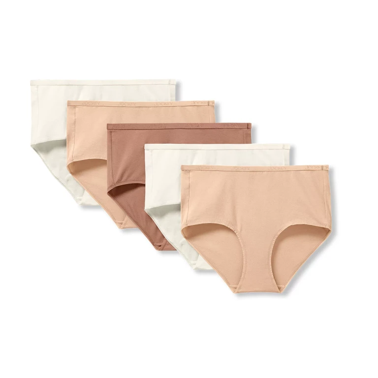 Women's 5-Pack Cotton Brief - LIGHT PACK L:- L, Nude Tones