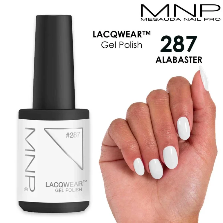 Lacqwear Mnp 10 Ml Gel Nail Polish 287 Alabaster