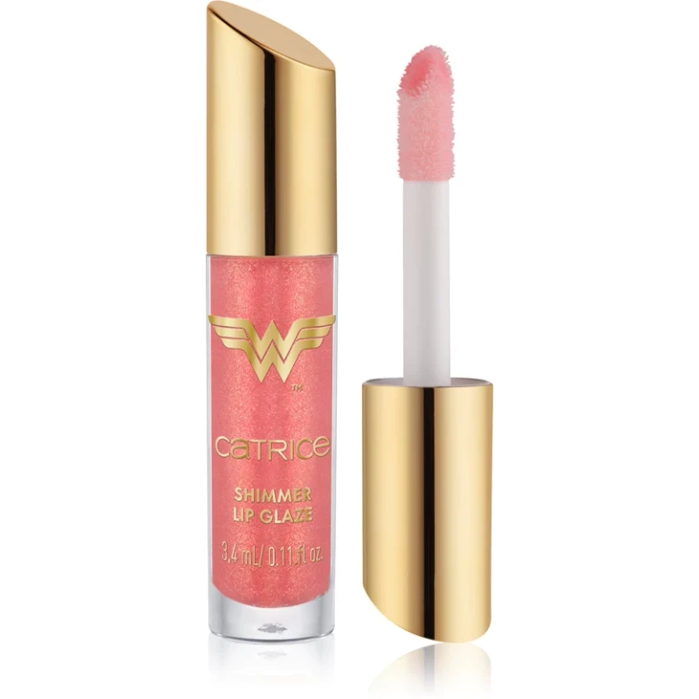 Wonder Woman Moisturizing Lip Gloss Color 020 Brave And Powerful 3.4 ml