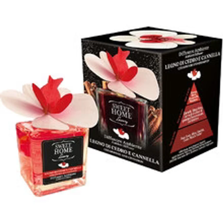 Luxury diffuser in cedar and cinnamon wood - aroma - 150 ml