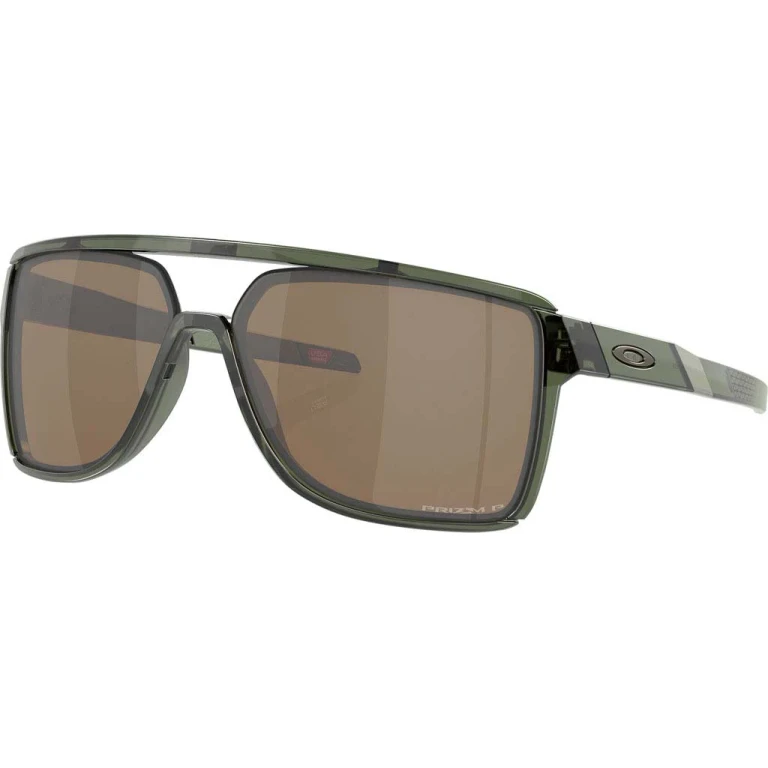 Castel Prizm Tungsten Polarized Rectangular Mens Sunglasses OO9147 914704 63