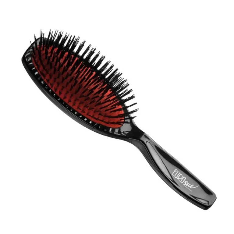 Nylon accordion brush Eurostil, large rubber brush, assorted colors, 1 pc.