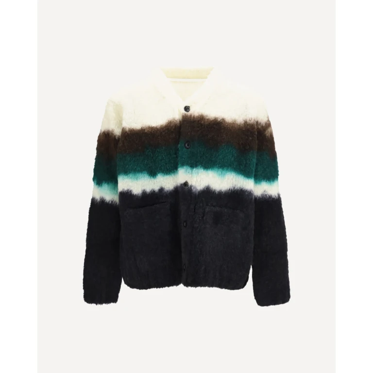 Chusen-dyed Cardigan Male 1