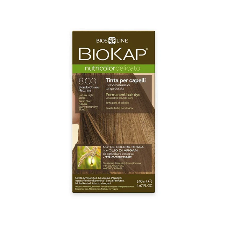 NUTRICOLOR DELICATO - Hair color - 8.03 Light blonde naturale 140 ml