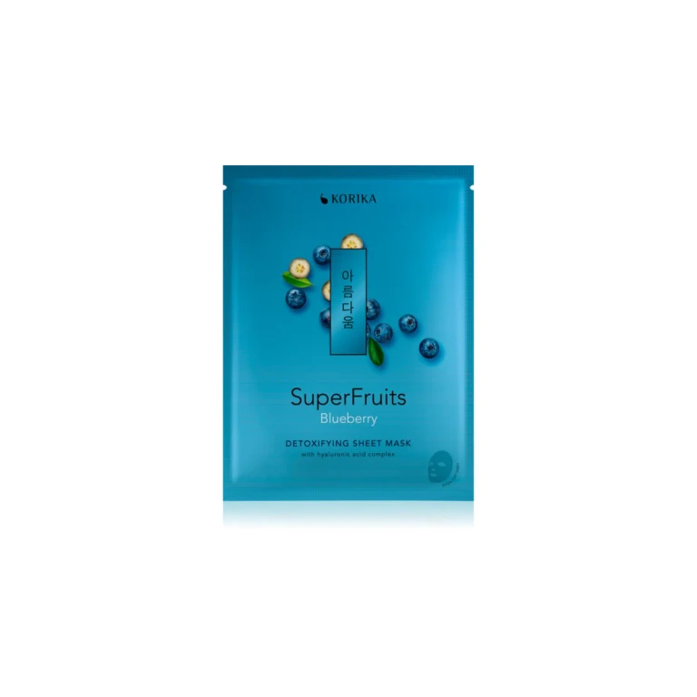 SuperFruits Blueberry Detoxifying Fabric Mask 25g
