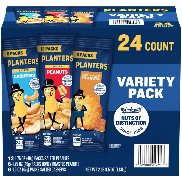 Variety Pack Cashews & Peanuts, 24 pk.