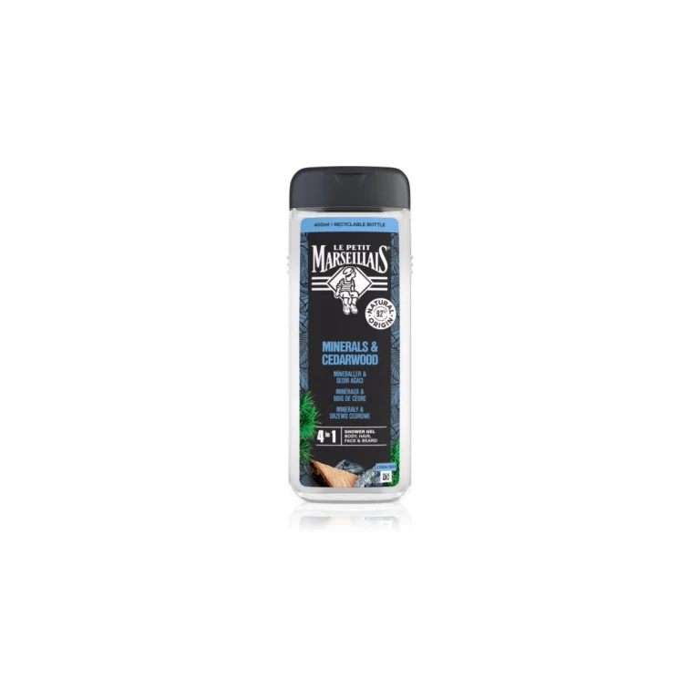 Minerals & Cedarwood 4 in 1 shower gel for men 400 ml