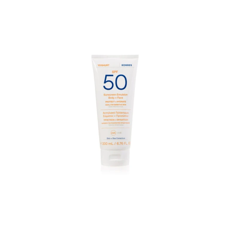 Yoghurt tanning emulsion moisturizing effect SPF 50 200 ml