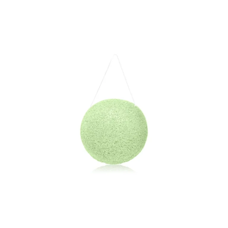 Natural konjac sponge with green tea extract 412 7x4 cm
