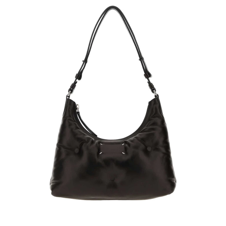 Black Leather Small Glam Slam Shoulder Bag Borse A Mano