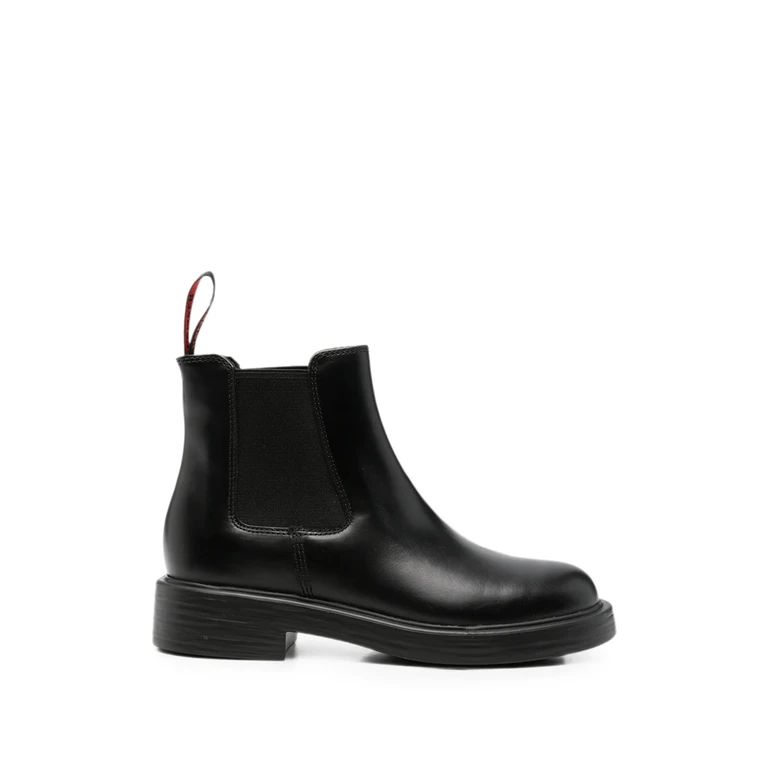 Dean Elasticated-panel Pull-tab Chelsea Boots