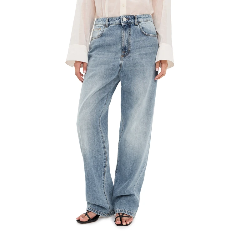 Bruun Signature Baggy Denim Jeans Classic Blue 34