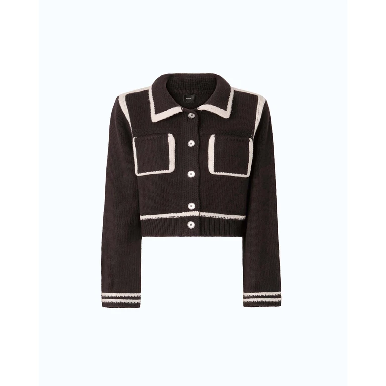 PINKO Jacket Woman color Brown (107378A2PLLZ1)