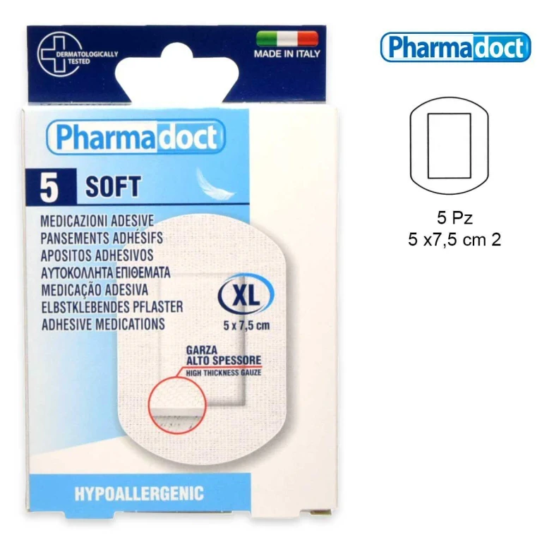 High Protection Plasters 5 Pieces 7.5 X 5 Cm