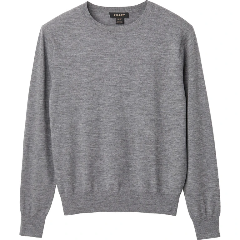 Stretch Merino Crew Neck Sweater - Women's
