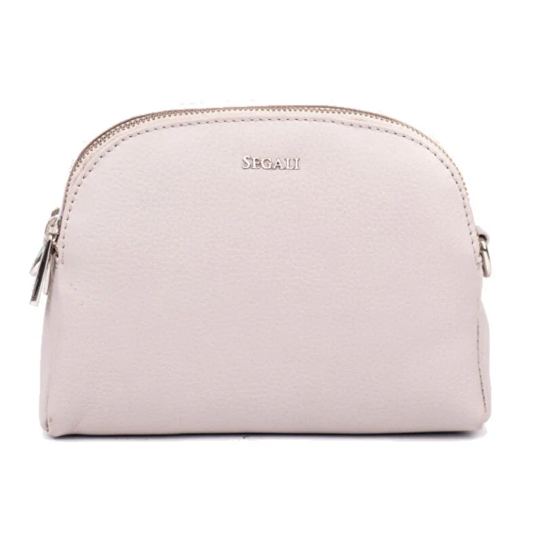 Women's Leather Crossbody Bag 12 Taupe