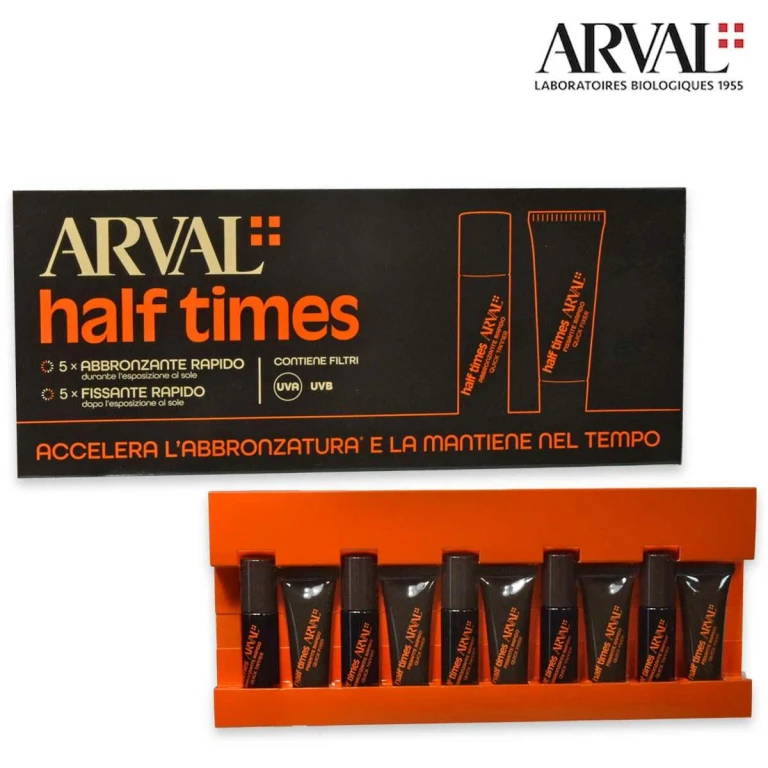 half times 5 tanning ampoules + 5 quick-setting ampoules 10ml
