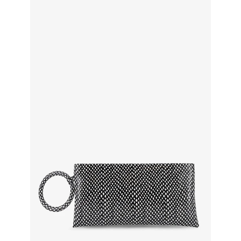 Clutch Bag Aura Leather Black