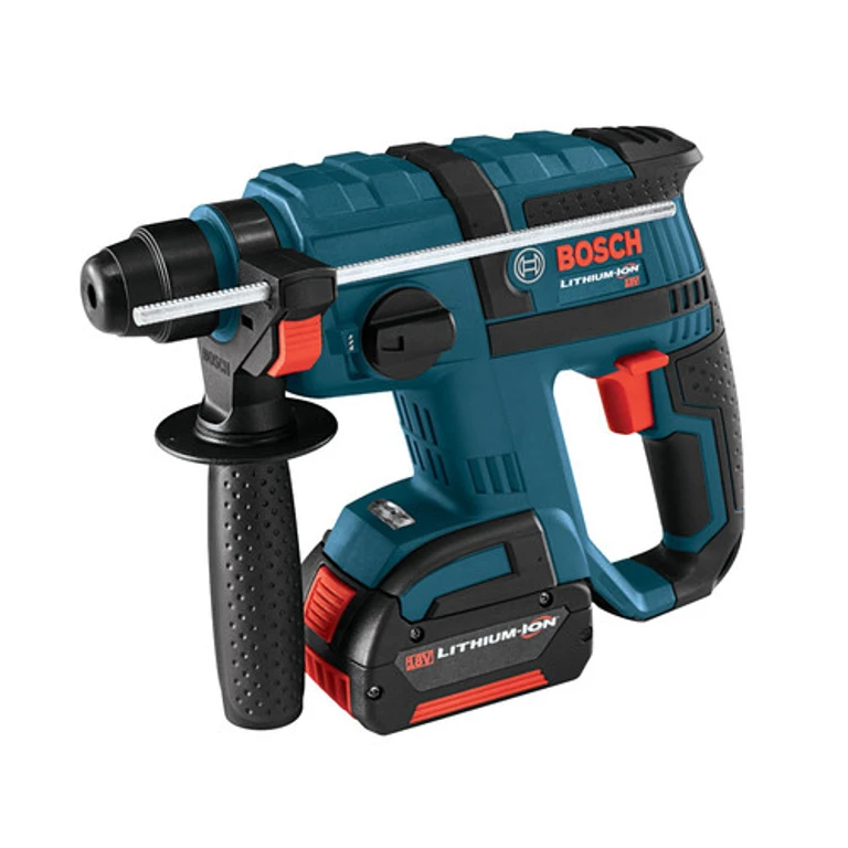 Factory Reconditioned Bosch 18V Lithium-Ion Cordless 3/4 in. SDS-Plus Hammer with 2 Batteries (4 Ah)