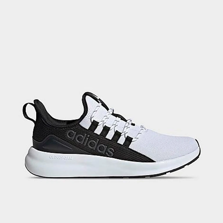 adidas Men's Lite Racer Adapt 8.0 Casual Shoes in Cloud White/Core Black/Carbon Size: 7.5