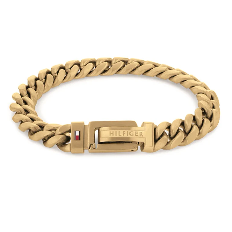Luxury Men's Bracelet in Gold-Plated Steel 2790434