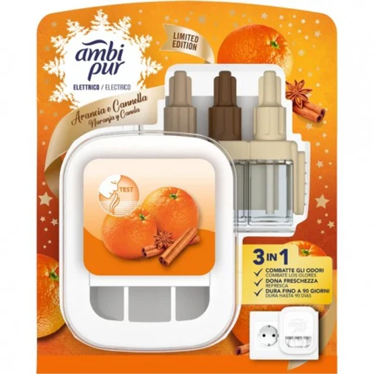 3Volution Electric Diffuser + Refill Orange and Cinnamon 20 ml