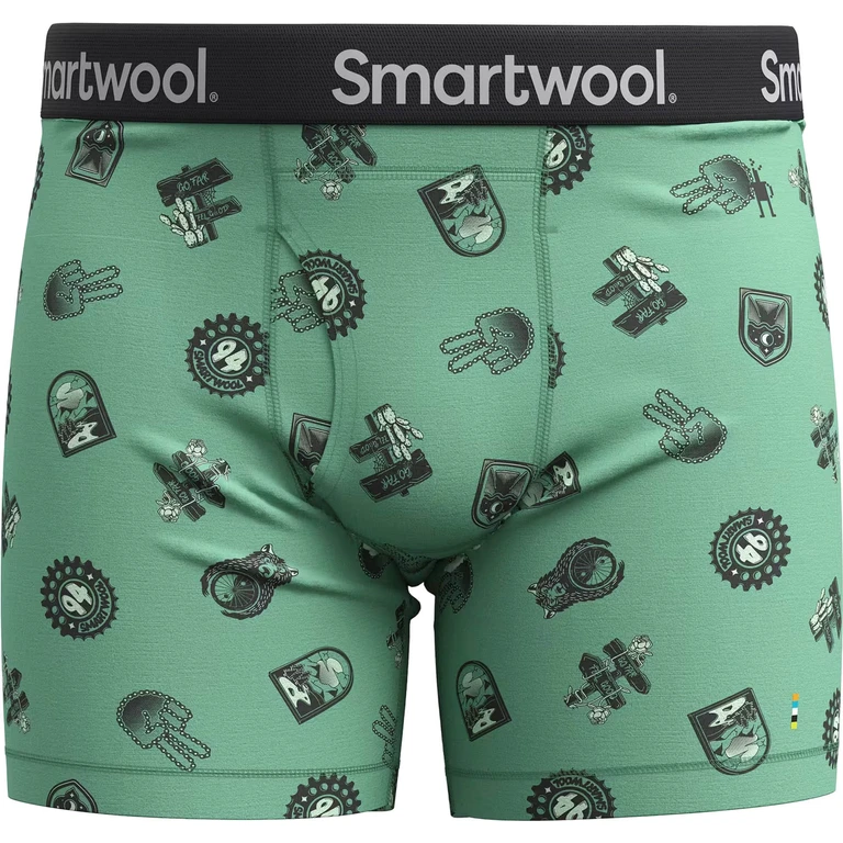 Merino Print Boxed Boxer Brief 4.75 in - Men's