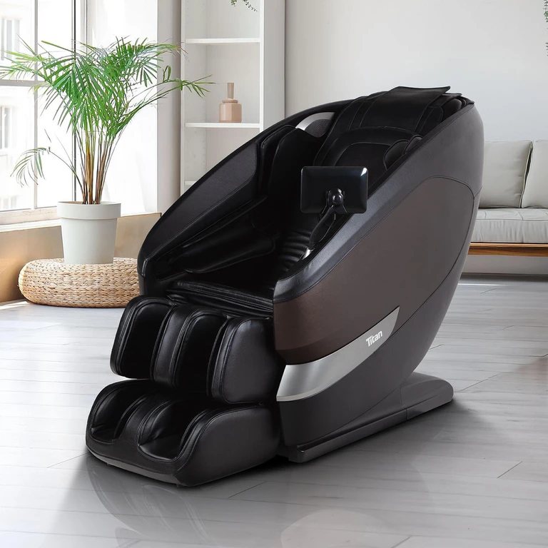 Pro Gemini Duo Twin Mechanism Massage Chair with Body Scan and Heat, Assorted Colors:- Black