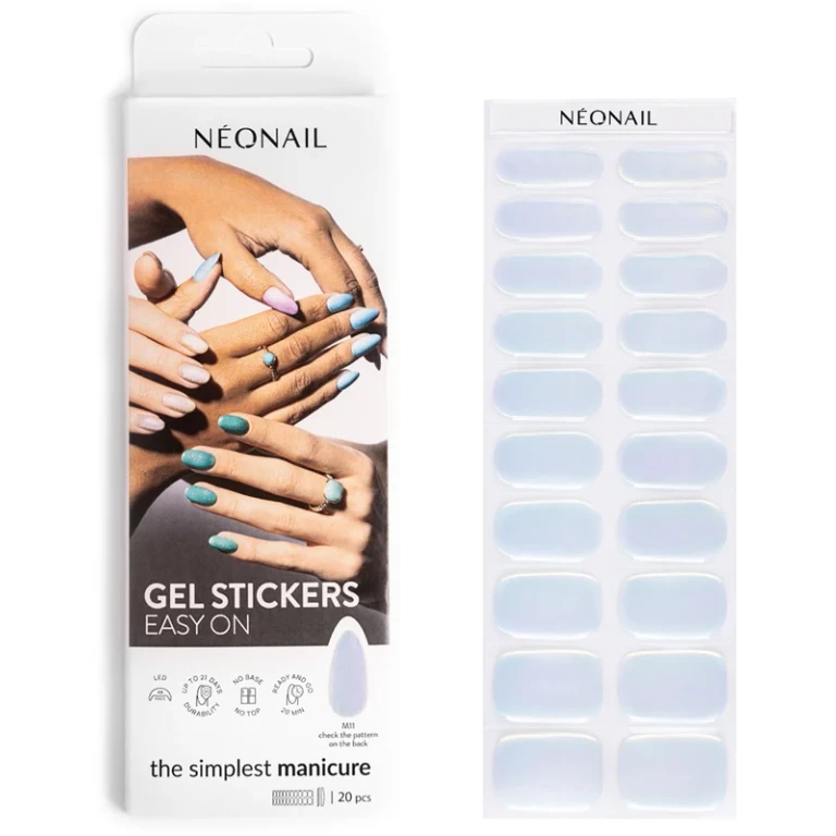 Easy On Gel Nail Stickers Color M11 20pcs