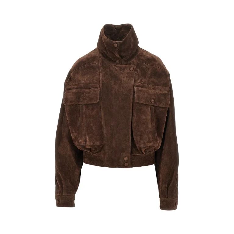 Suede leather jacket Woman 36