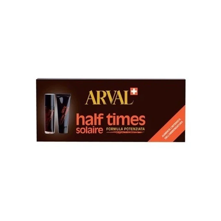 Solaire Half Times Rapid Tanning Spf 6 5 Pieces x 10 Ml + Rapid Fixing 5 Pieces x 10 Ml