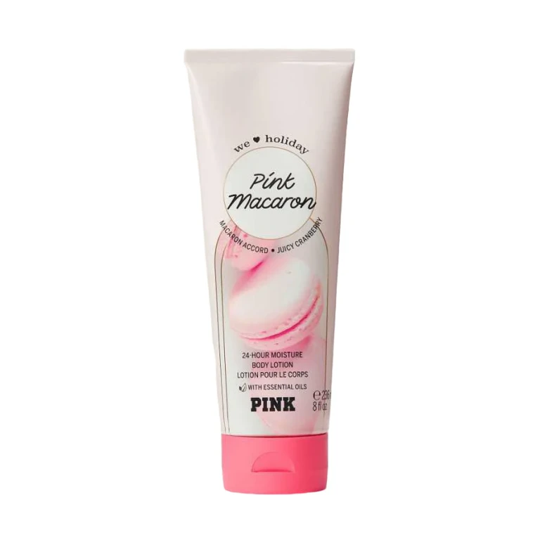 , pink macaron, moisturizing, body lotion, 236 ml