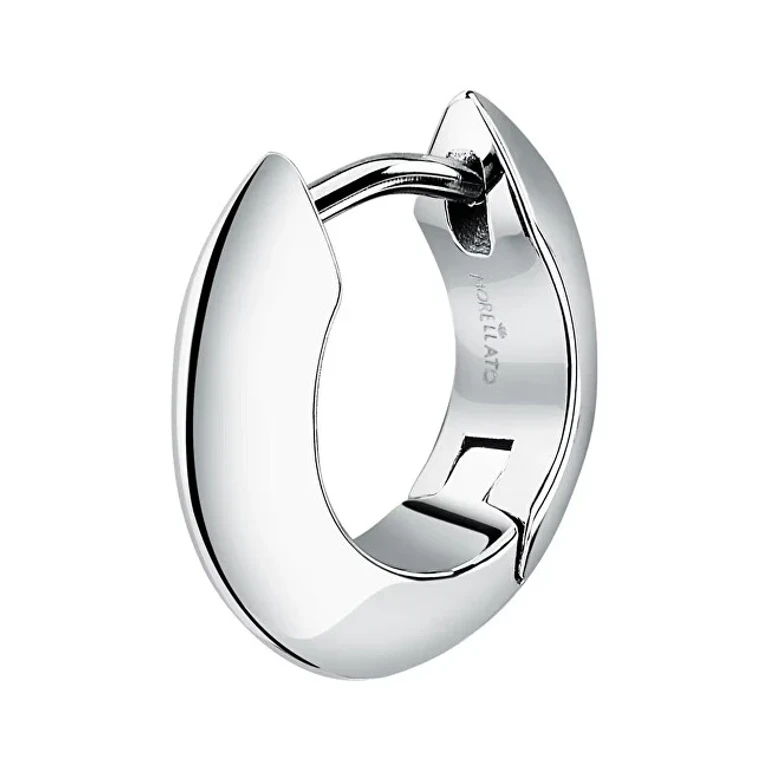 Single Hoop Earring in Steel Motown Sals95