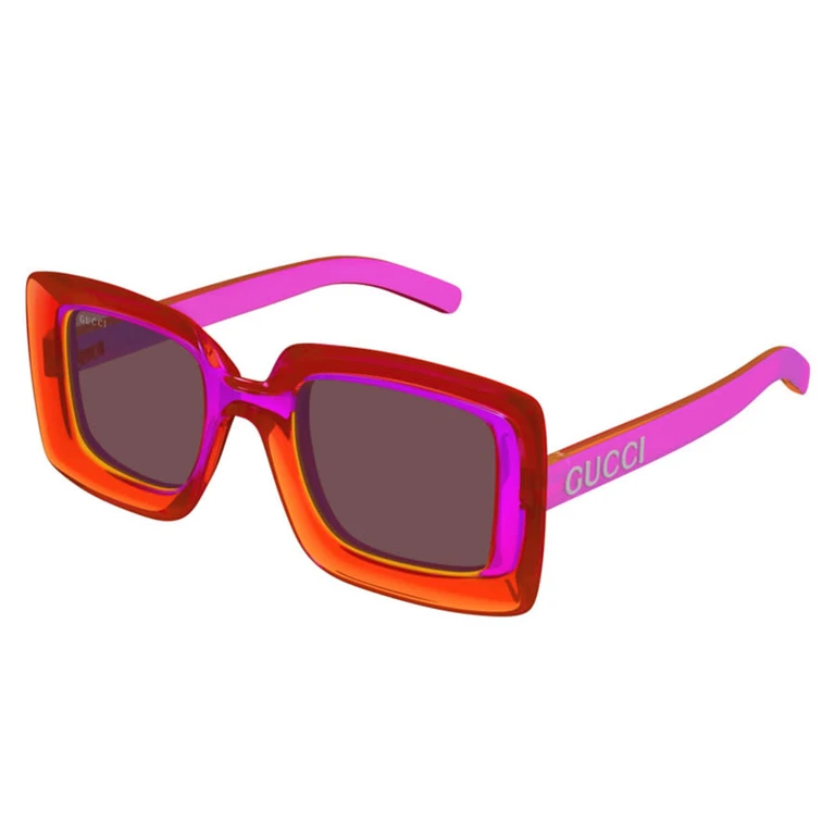 Ladies Black Square Sunglasses GG1718S 004