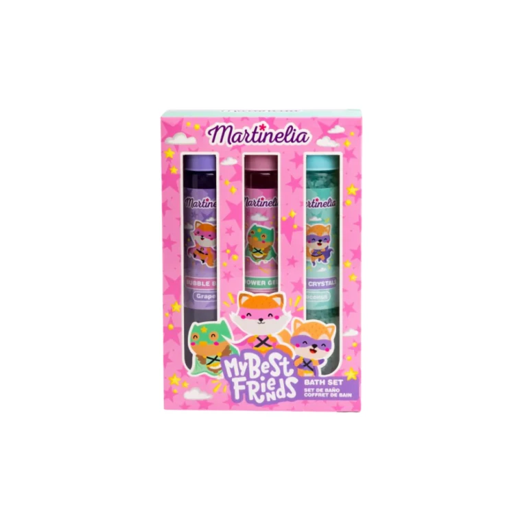 My Best Friends bath set for children 3+ bath salt 80 g + shower gel 60 ml + shower gel 60 ml