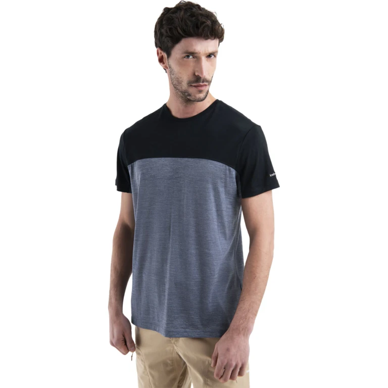 125 Cool-Lite Sphere III Merino Blend Colour Block T-Shirt - Men's