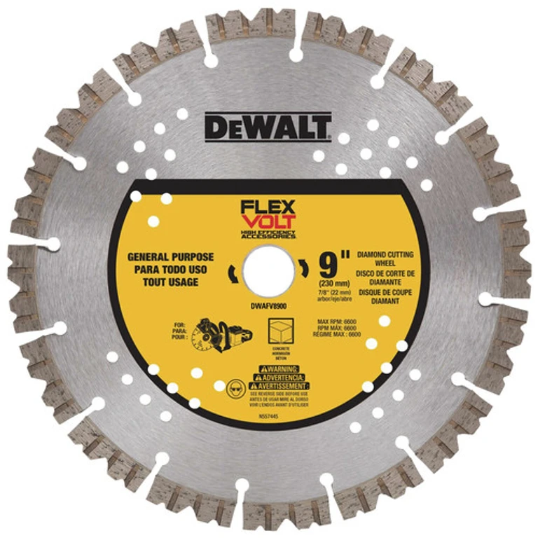 FLEXVOLT 9 in. Diamond Cutting Wheel