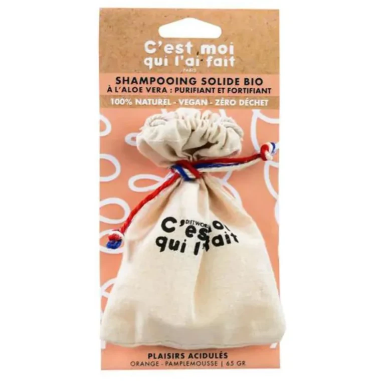 C'est Moi Solid Shampoo With Aloe Vera Purifying & Strengthening 65g